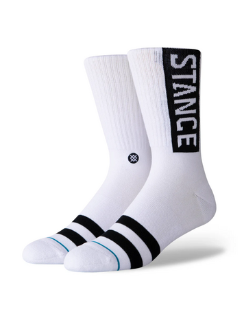 Stance MEN'S STP OG CREW SOCKS WHITE