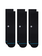 Stance MEN'S STP ICON CREW SOCKS 3 PACK