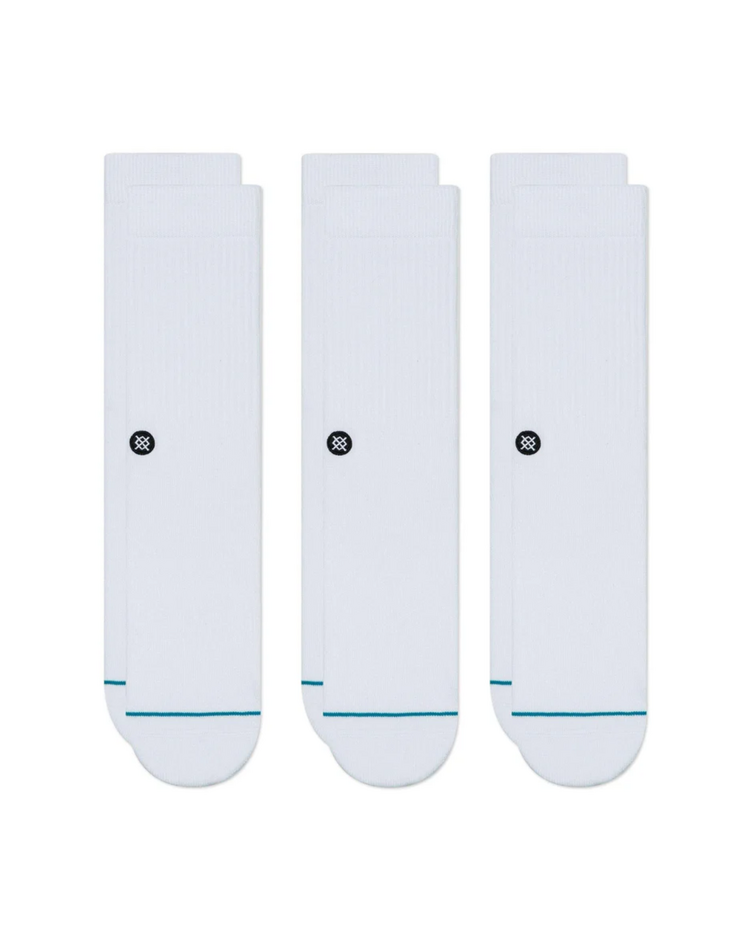Stance HOMMES STP ICON CREW WHITE 3 PACK