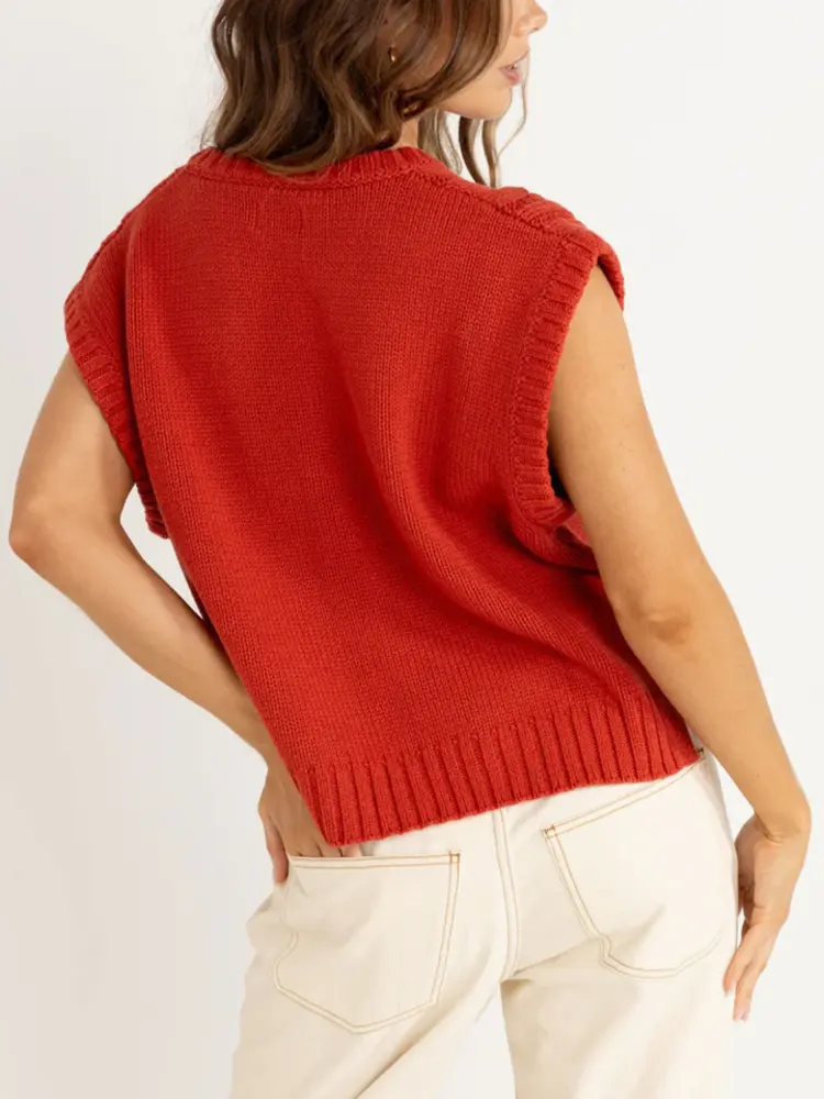 Rhythm FEMMES STANLEY CABLE VEST TOP