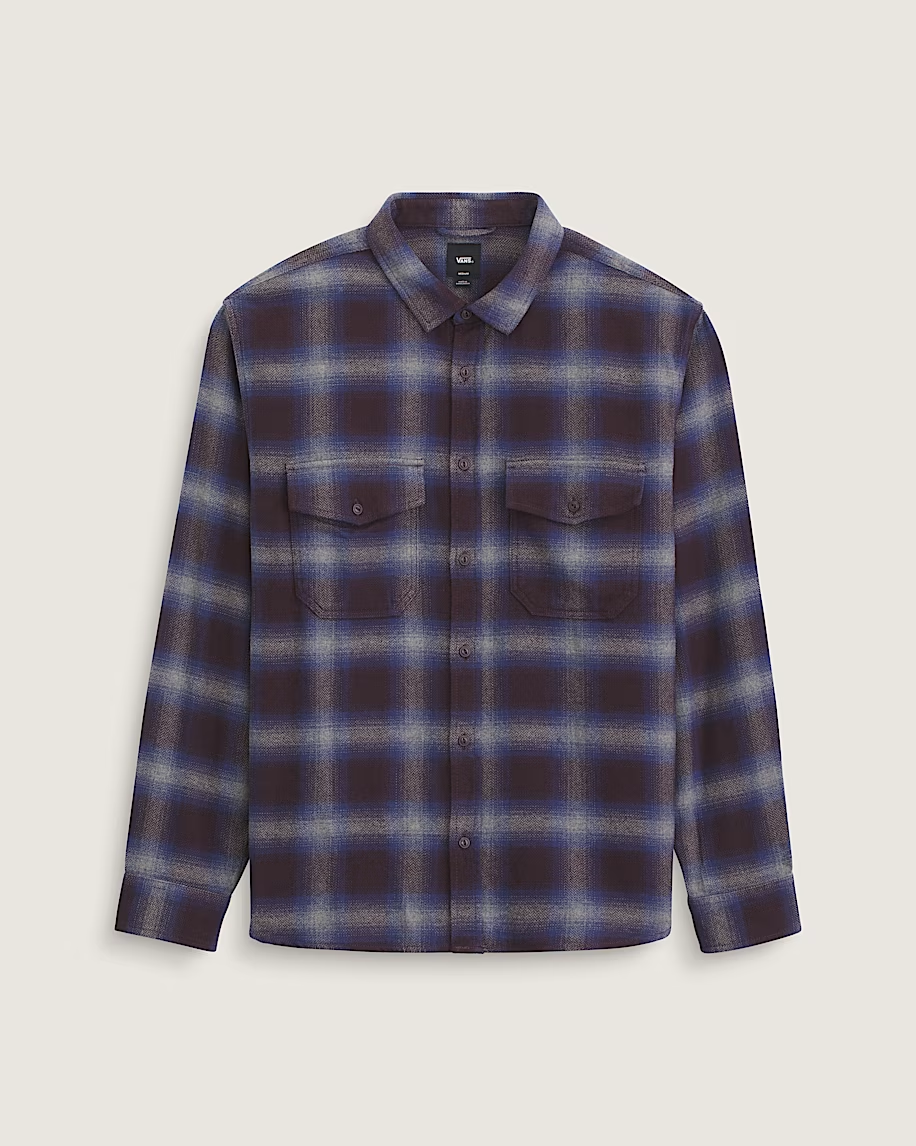 Vans MEN'S BIXBY PLAID FLANNEL LS SHIRT