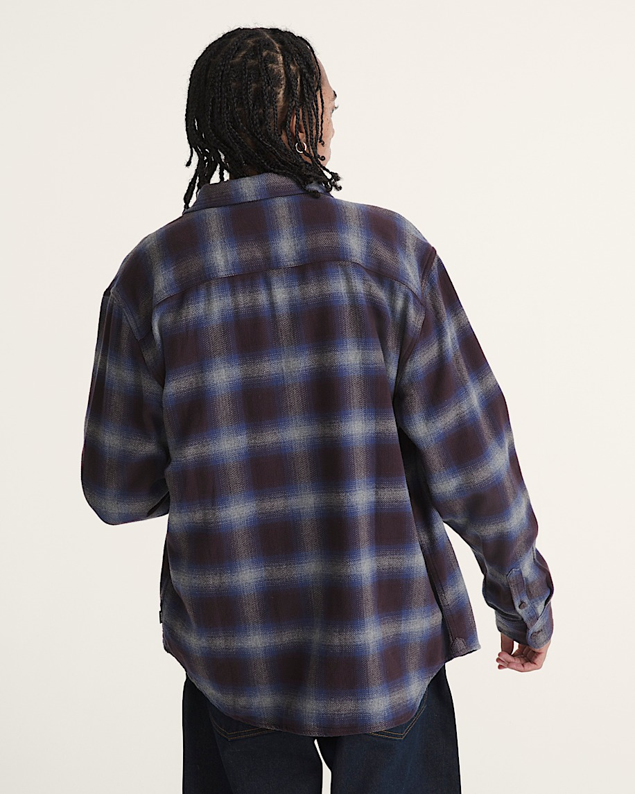 Vans MEN'S BIXBY PLAID FLANNEL LS SHIRT