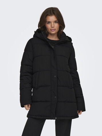Only WOMEN'S ANN PUFFER COAT MID-LONG BLACK