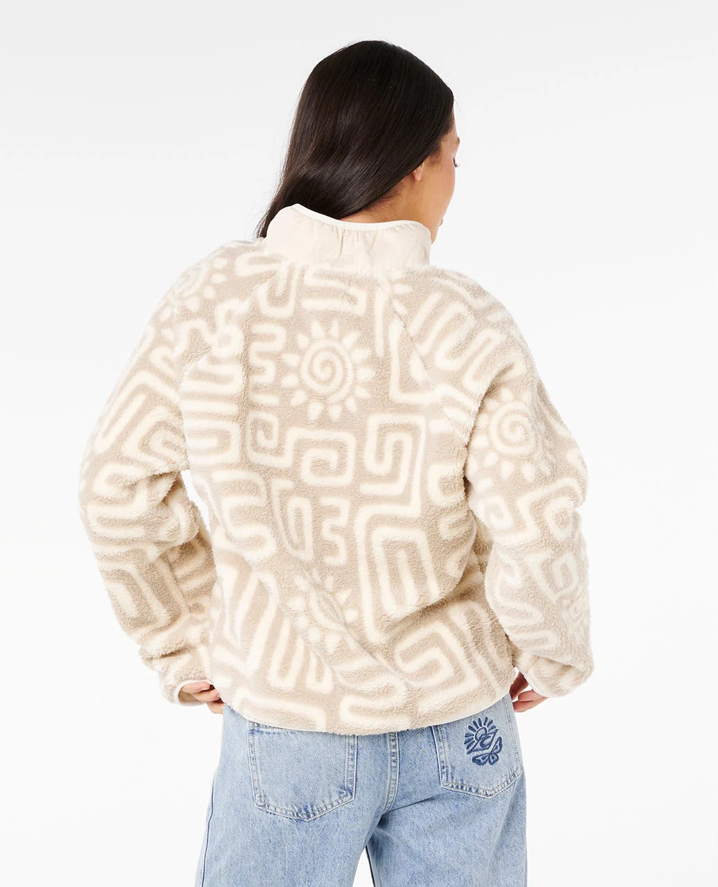 RIP CURL WOMEN'S SUNSET LUAU 1/4 ZIP POLAR FLEECE