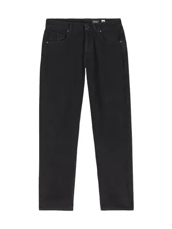 Volcom MEN'S FIVEDOWN DENIM PANTS FADE TO BLACK