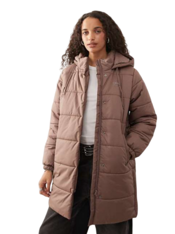 Vans FEMMES MTE HILLGATE LONG PUFFER DEEP TAUPE