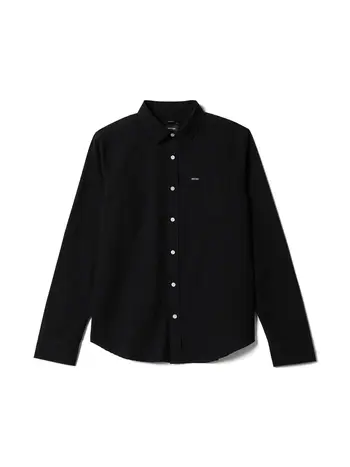 Brixton HOMMES CHARTER L/S SHIRT BLACK