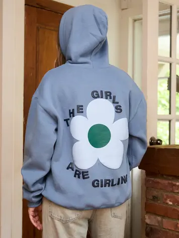 NANA THE BRAND FEMMES SHANIE HOODIE BLUE/GREY