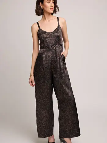 Gentle fawn WOMEN'S IRINA SATIN JUMPSUIT JAVA PRINT
