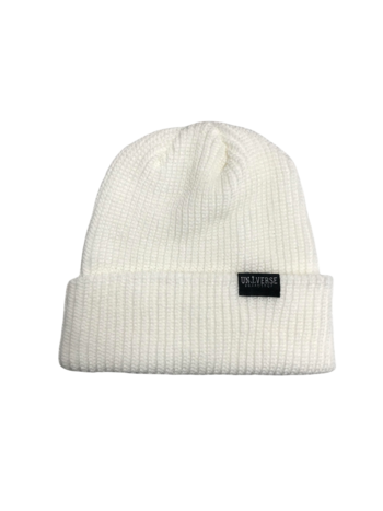 Universe Boardshop ACCENT 2.0 BEANIE WHITE