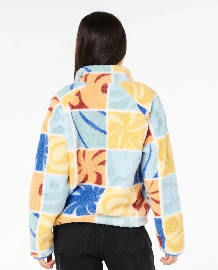 RIP CURL FEMMES AOTS TY WILLIAMS ZIP THROUGH POLAR FLEECE