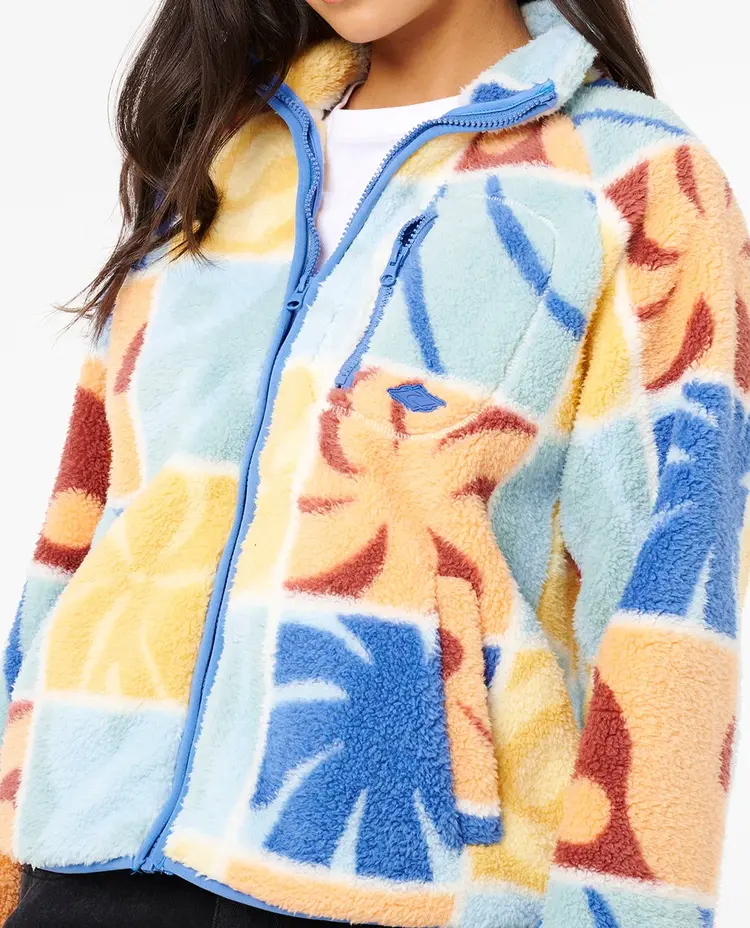RIP CURL FEMMES AOTS TY WILLIAMS ZIP THROUGH POLAR FLEECE