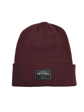 Universe Boardshop OG BEANIE MAROON/BLACK