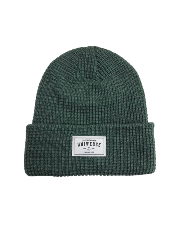 Universe Boardshop WAFFLE BEANIE SAUGE/WHITE