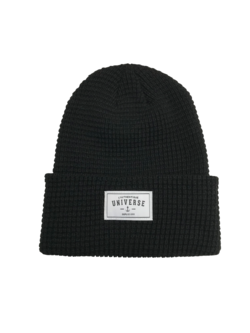 Universe Boardshop TUQUE WAFFLE BLACK/WHITE