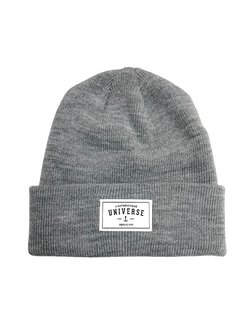 Universe Boardshop OG BEANIE GUNMETAL HEATHER/WHITE