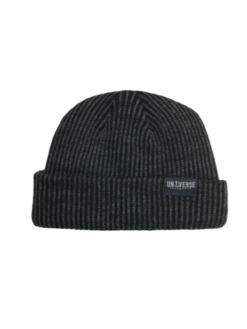 Universe Boardshop 2 TONES BEANIE BLACK/CHARCOAL