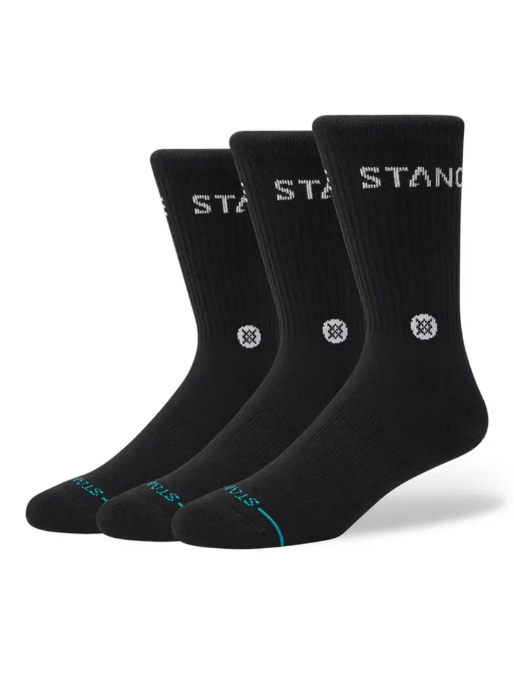 Stance HOMMES CHAUSSETTES ORIGIN CREW 3PACK