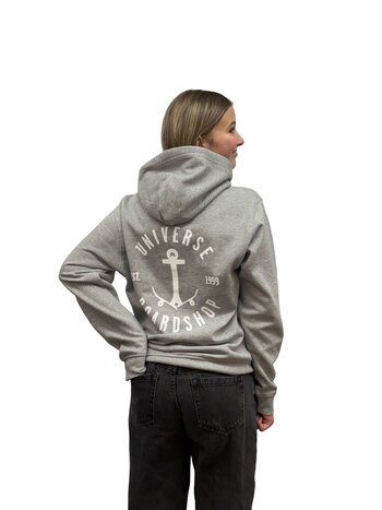 Universe Boardshop ANCRE HOODIE SPORT GREY/WHITE