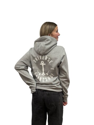 Universe Boardshop ANCRE HOODIE SPORT GREY/WHITE
