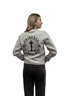 Universe Boardshop ANCRE CREWNECK SPORT GREY/BLACK