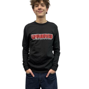 Universe Boardshop OG ROUGE LONG SLEEVE T-SHIRT BLACK