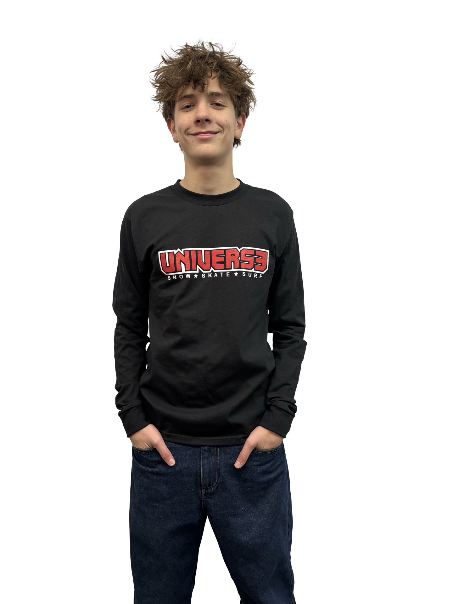 Universe Boardshop CHANDAIL À MANCHES LONGUES OG ROUGE