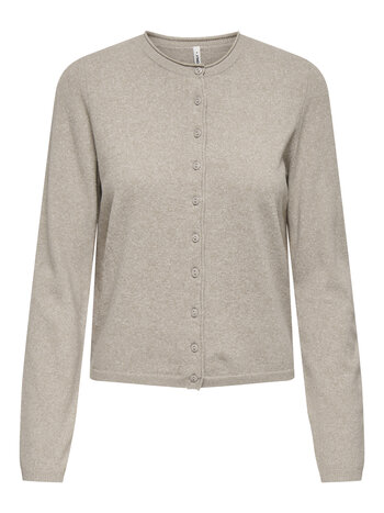 Only FEMMES LOYAL LS O-NECK BEIGE MELANGE