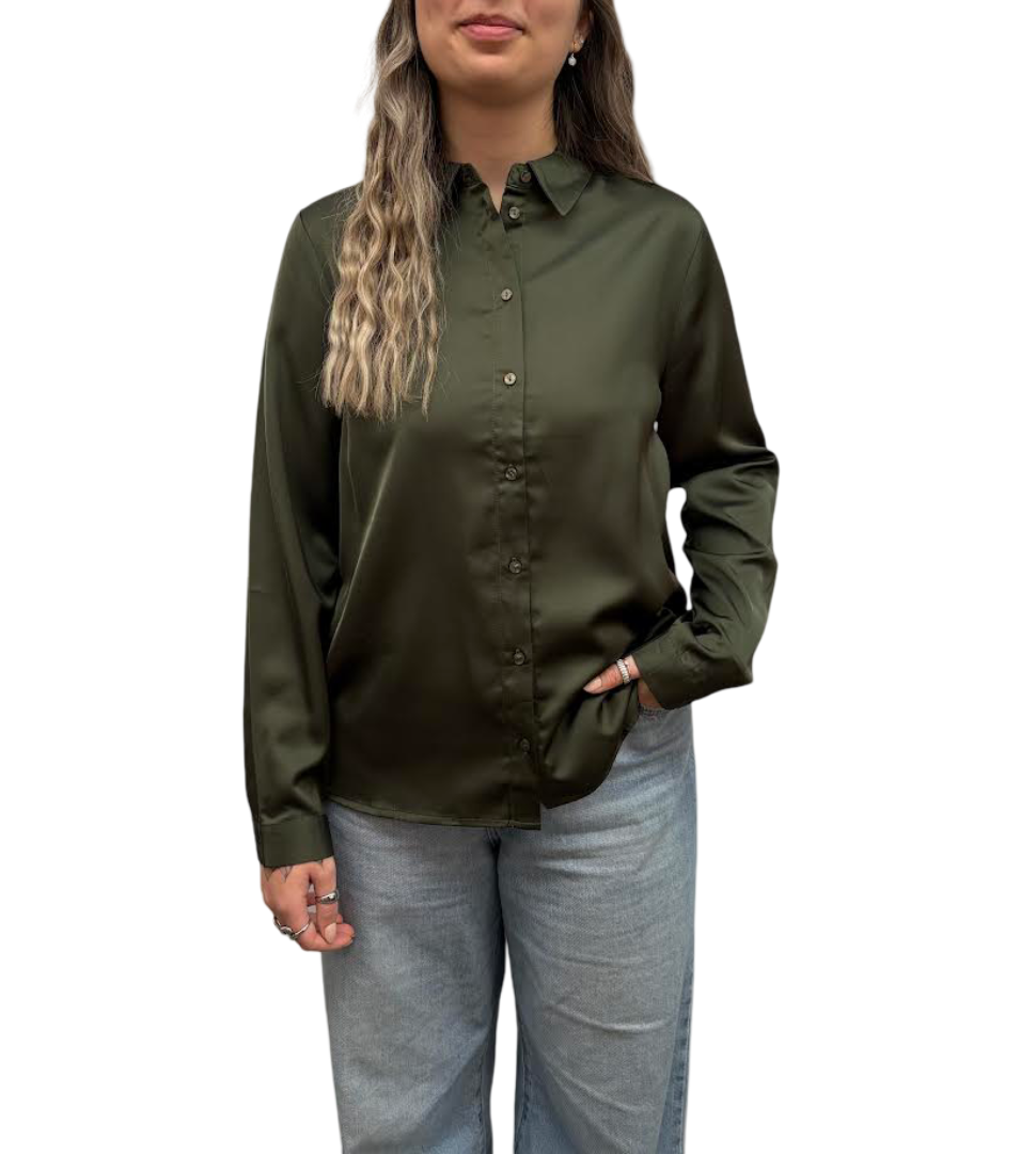 Only FEMMES MIKA VIS SATIN LS SHIRT