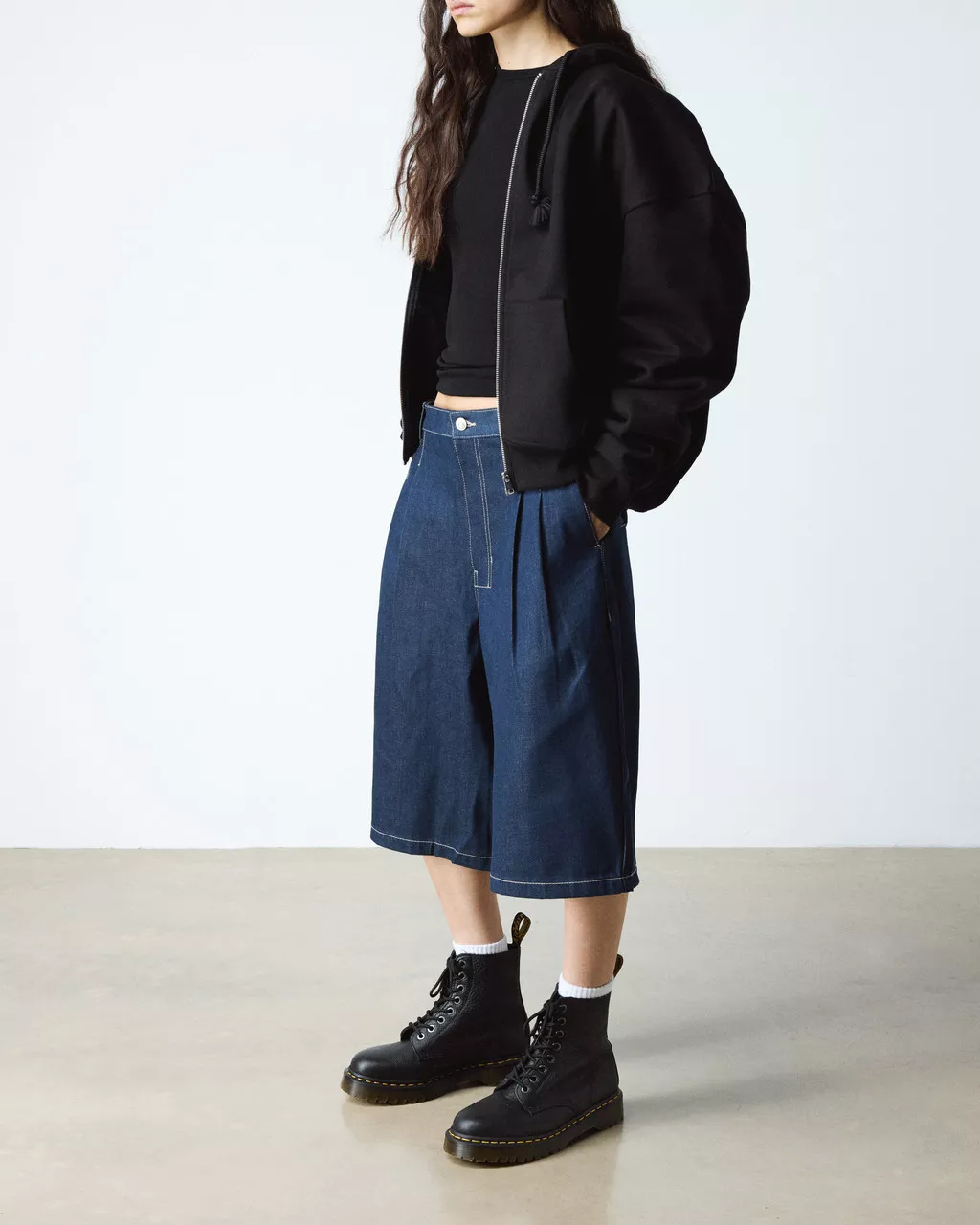 DR MARTENS 1460 PASCAL BEX LEATHER LACE UP BOOTS