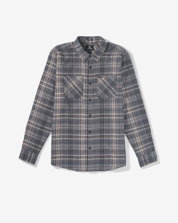 Volcom HOMMES NETASTONE FLANNEL LS SHIRT
