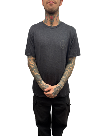Volcom HOMMES STONE TECH SHORT SLEEVE TEE CHARCOAL HEATHER