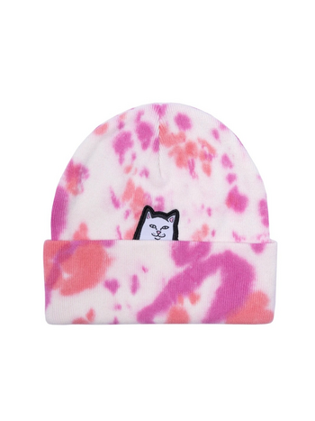 RIPNDIP LORD NERMAL BEANIE PINK TIE DYE