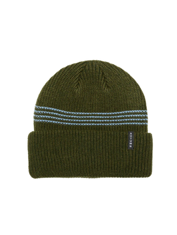 AUTUMN HOMMES TUQUE MINI STRIPE ARMY GREEN