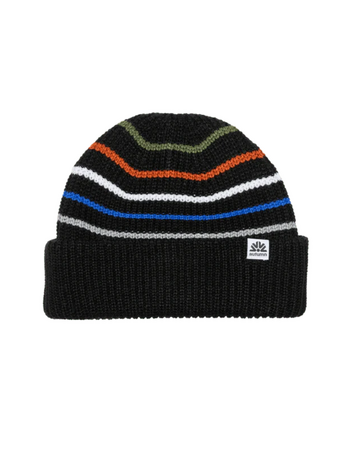 AUTUMN MEN'S RETRO BEANIE BLACK