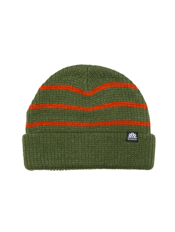 AUTUMN MEN'S VINTAGE BEANIE ARMY GREEN