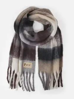 NANA THE BRAND WOMEN'S GENEVE SCARF MULTI TAUPE