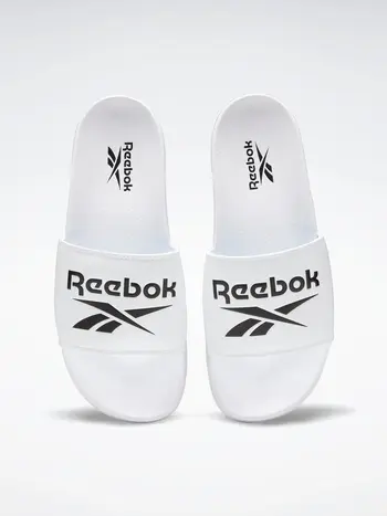 Reebok MEN'S CLASSIC SLIDE WHITE/BLACK