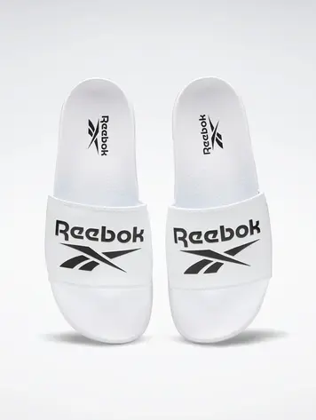 Reebok MEN'S CLASSIC SLIDE WHITE/BLACK