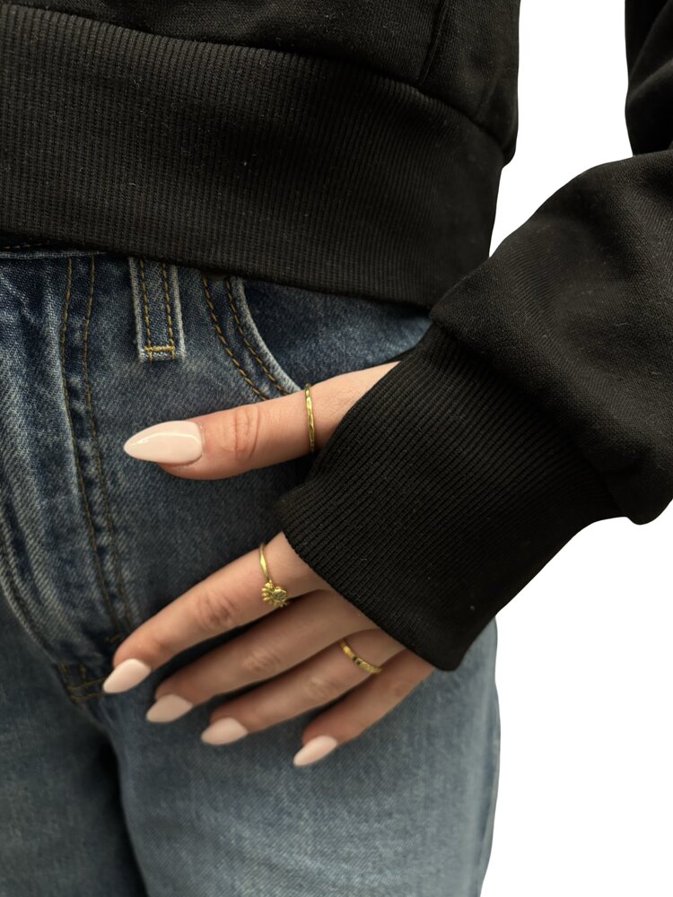 Universe Boardshop WOMEN'S BRO-D CROPPED DROP SHOULDER HOODIE