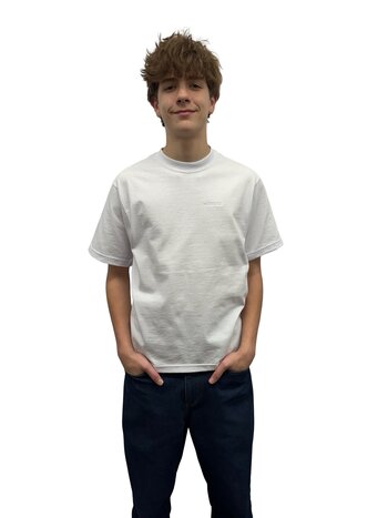 Universe Boardshop MEN'S BRO-D HEAVY CROPPED TEE WHITE