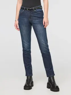 Du/er WOMEN'S PERFORMANCE DENIM GIRLFRIEND HERITAGE BLUE