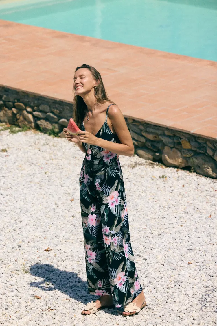 Everyday Sunday FEMMES COVER-UP JUMPSUIT COASTAL HEAVEN