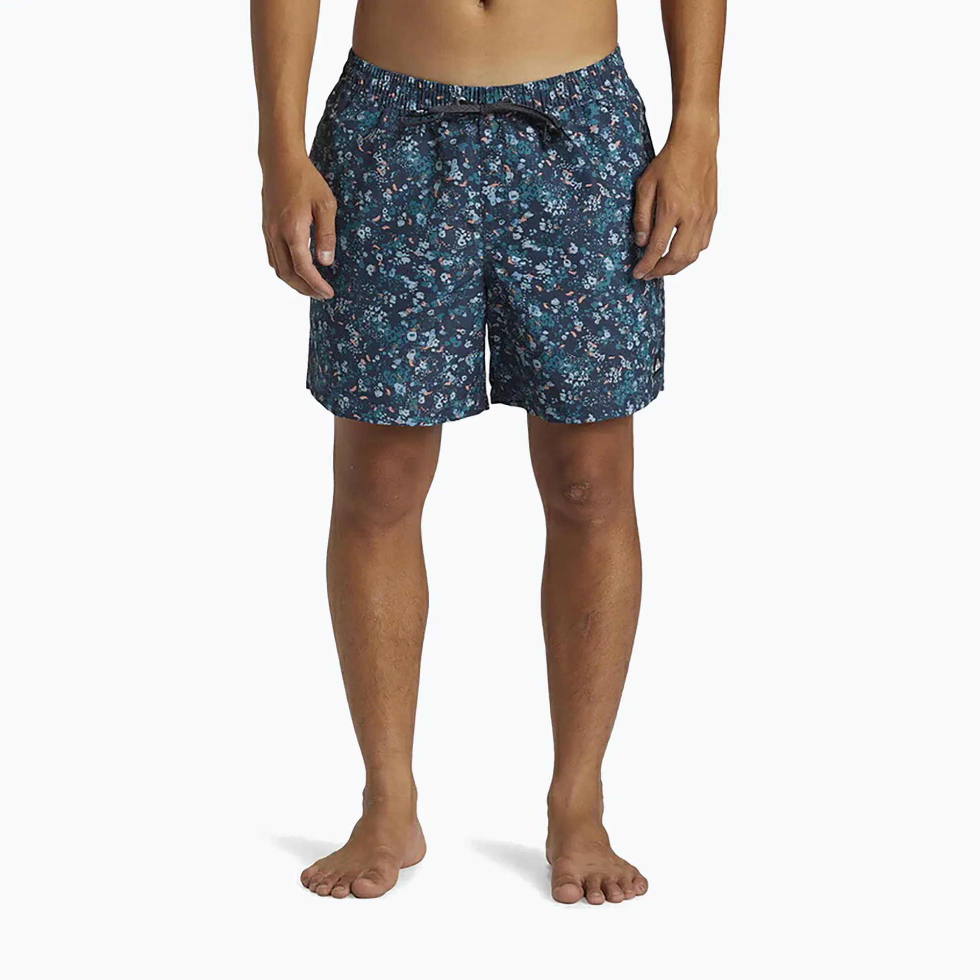 Quiksilver MEN'S REMADE MIX VOLLEY 1/4 ZIP SHORTS 17"