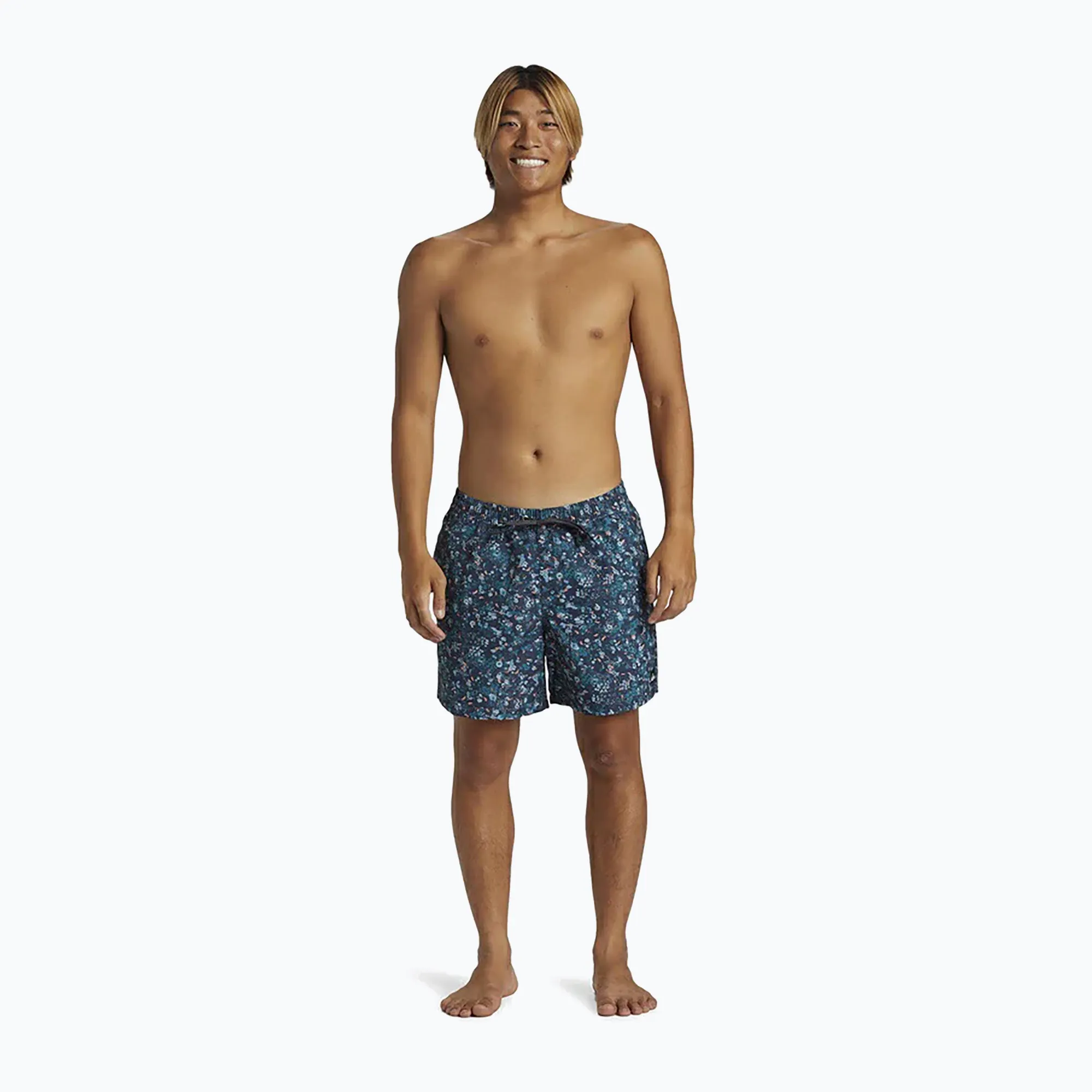 Quiksilver MEN'S REMADE MIX VOLLEY 1/4 ZIP SHORTS 17"