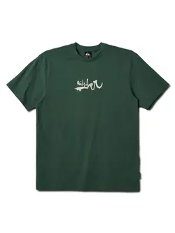 Quiksilver MEN'S IMPAIRED MOE SHORT SLEEVE T-SHIRT FOREST GREEN