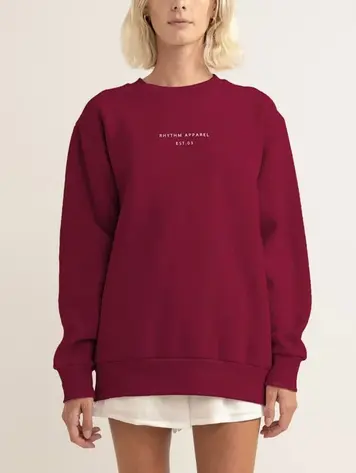 Rhythm FEMMES CLASSIC BRAND FLEECE SANGRIA