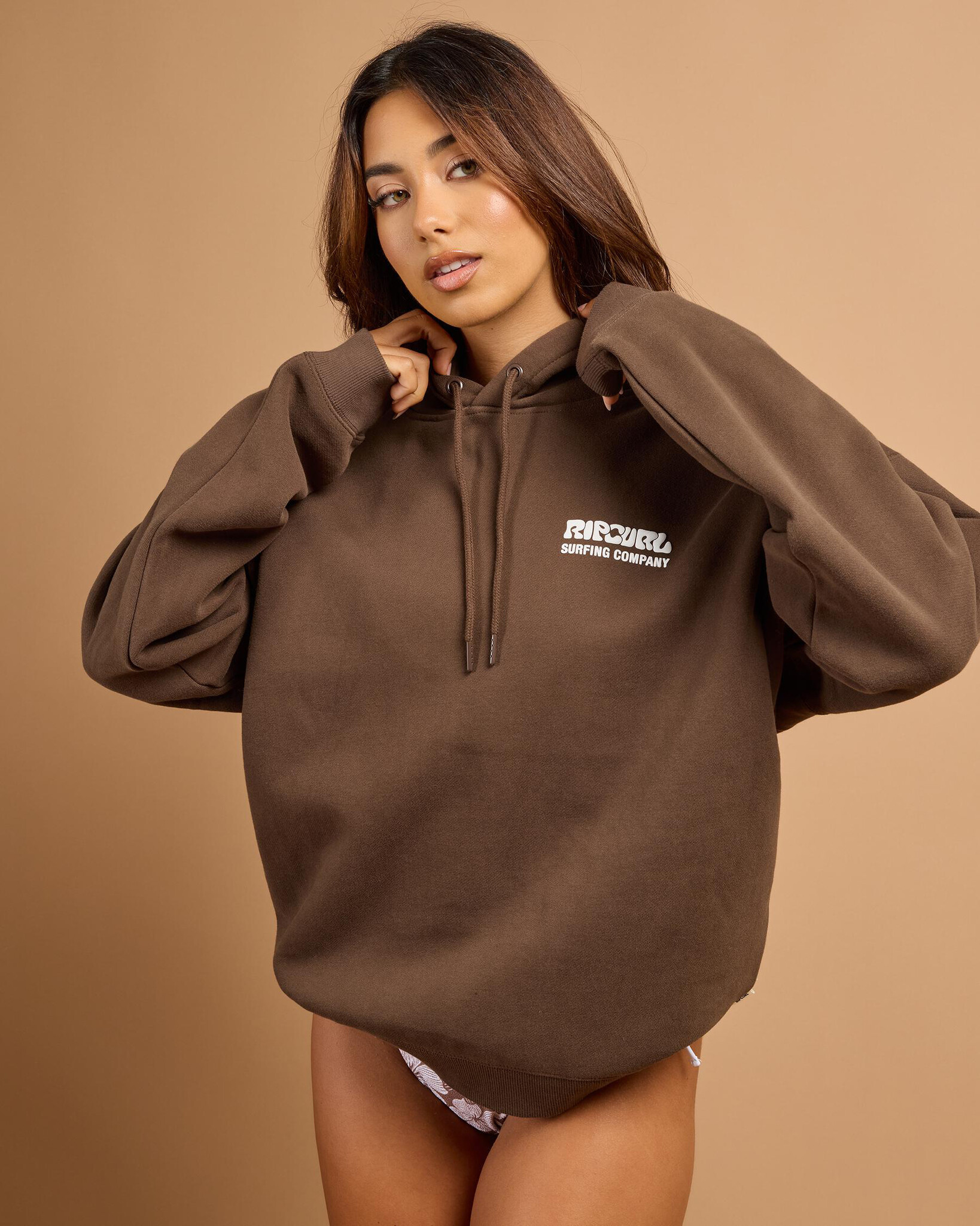 RIP CURL FEMMES SURF PUFF HERITAGE HOODIE