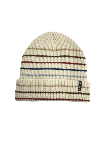 AUTUMN MEN'S MULTI STRIPE BEANIE NATURAL