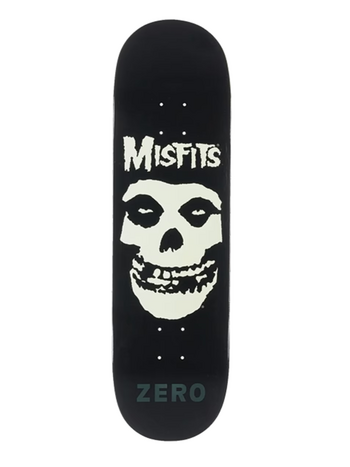 Zero skateboards MISFITS FIEND SKULL PLANCHE DE SKATEBOARD LUMINEUX DANS LE NOIR 8.25"